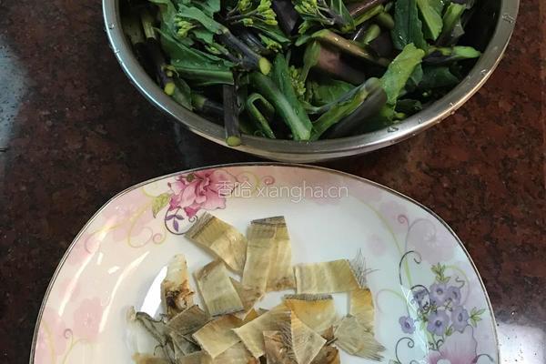 翅脯炒芥兰的做法图解5