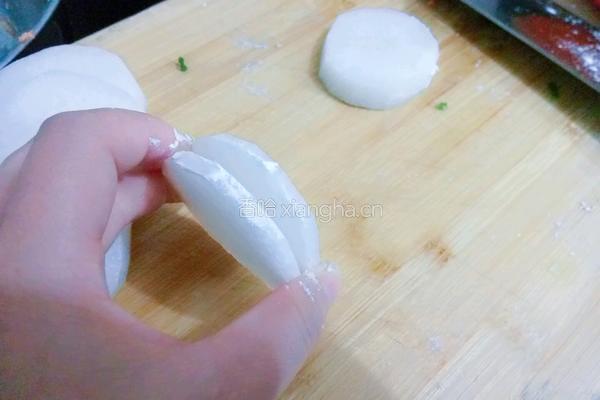 客家萝卜酿的做法图解4