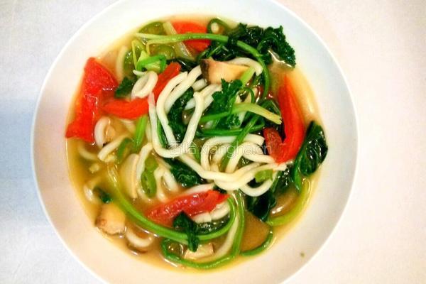 青菜乌冬面