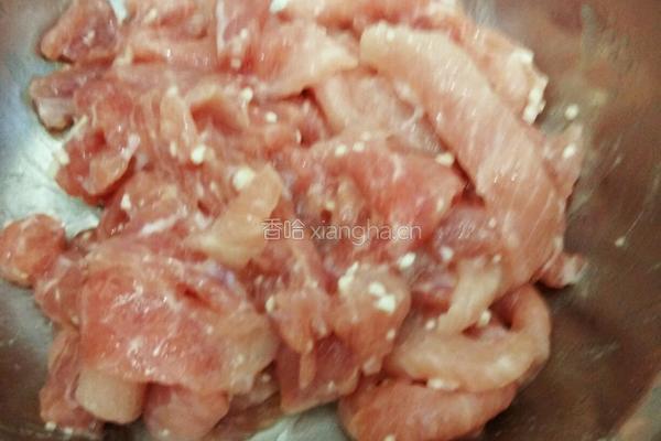 莴笋炒肉片的做法图解2