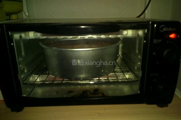 八寸可可戚风蛋糕的做法图解10