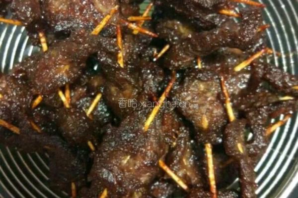 牙签肉的做法图解8
