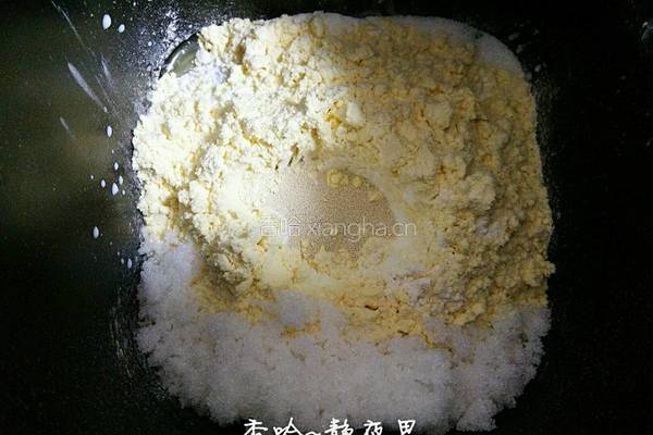 蜜豆杏仁手撕包的做法图解4