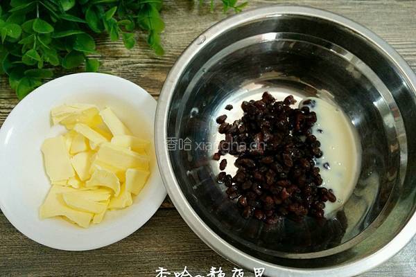 蜜豆杏仁手撕包的做法图解6