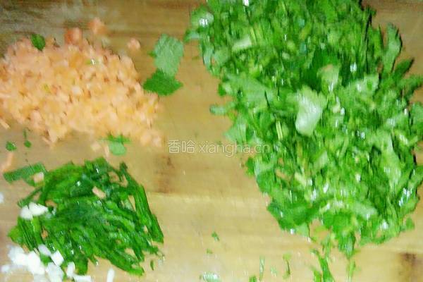 芹菜蛋饼的做法图解2