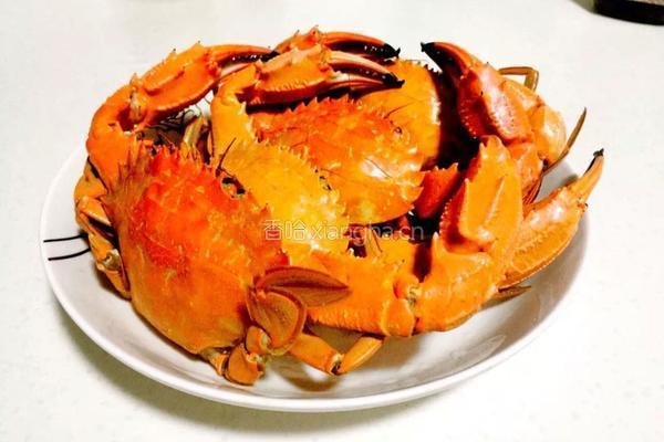 清蒸海蟹的做法图解6