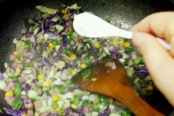 什锦炒饭的做法图解8