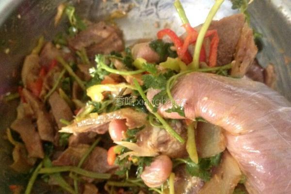 香拌牛脸肉的做法图解11