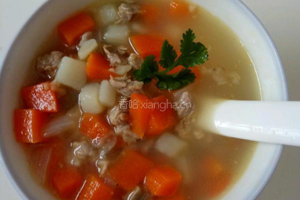 宝宝辅食羊肉胡萝卜土豆汤