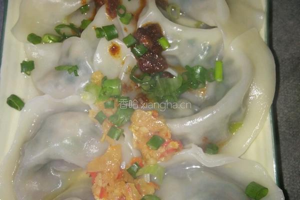 红菜苔大肉水饺的做法图解7