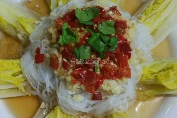 蒜蓉粉丝娃娃菜的做法图解11