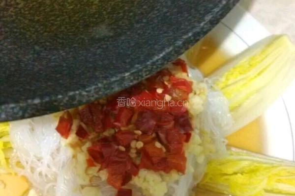 蒜蓉粉丝娃娃菜的做法图解10
