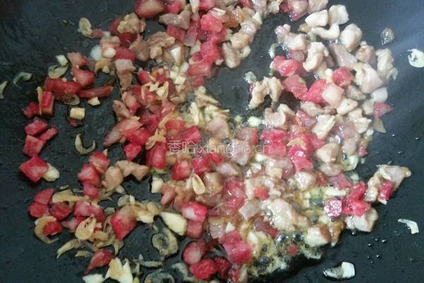 煎饺(腊肠芹菜肉馅)的做法图解4