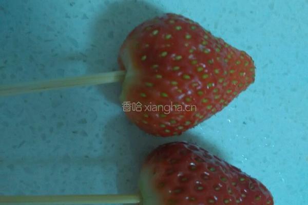 草莓巧克力棒棒糖的做法图解4