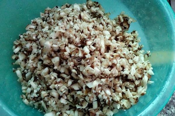 香菇瘦肉饺子的做法图解2