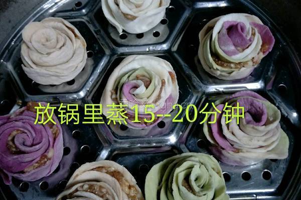 玫瑰花蒸饺的做法图解17