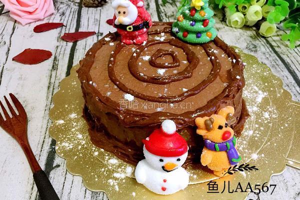 树根蛋糕的做法图解15
