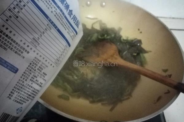 炒海带丝的做法图解5