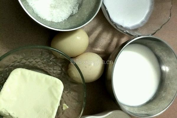 轻乳酪蛋糕的做法图解1