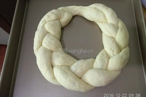 圣诞花环面包（酸奶波兰种）的做法图解16