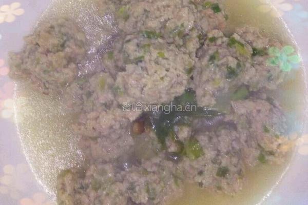 虾肉猪肉丸子汤的做法图解5