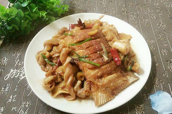 红烧鱼尾鱼泡的做法图解15