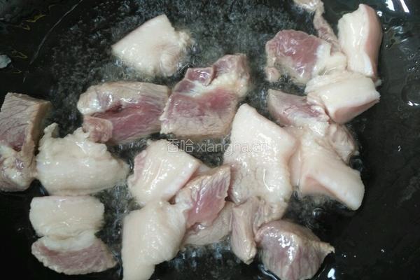 杏鲍菇烧肉的做法图解3