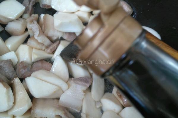 杏鲍菇烧肉的做法图解5
