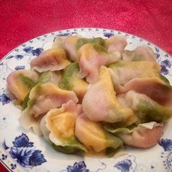 五彩饺子的做法[图]