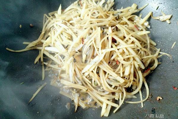 八叔 橄榄菜炒土豆丝的做法图解9
