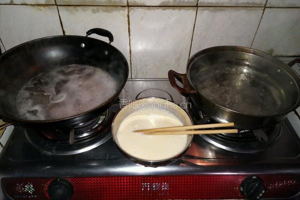 免烤核桃花生QQ糖焦糖布丁的做法图解4