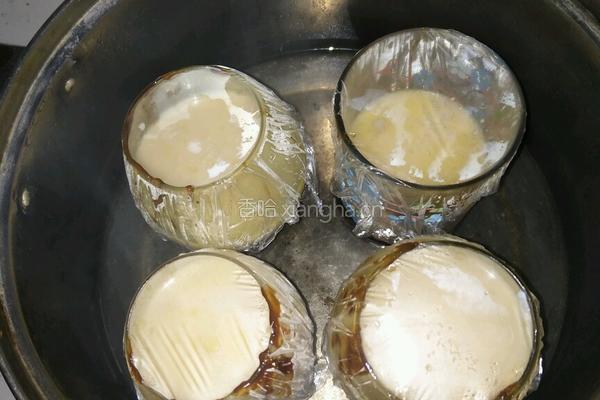 免烤核桃花生QQ糖焦糖布丁的做法图解7