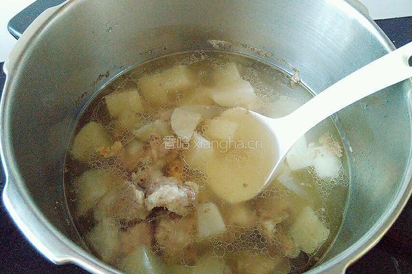 高压锅萝卜排骨汤的做法图解6