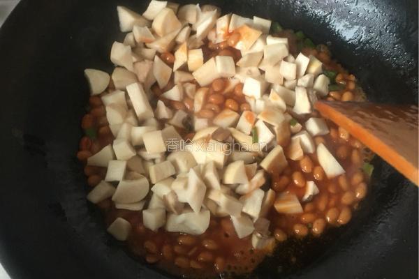 茄汁黄豆杏鲍菇的做法图解5