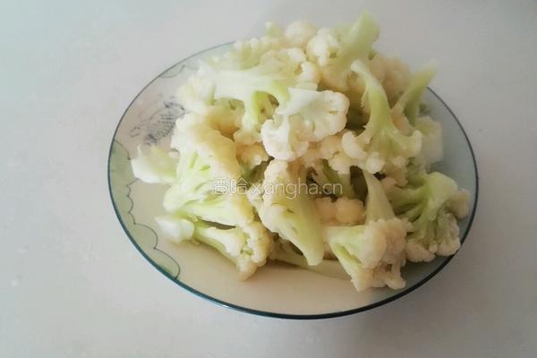 醋溜花菜的做法图解4