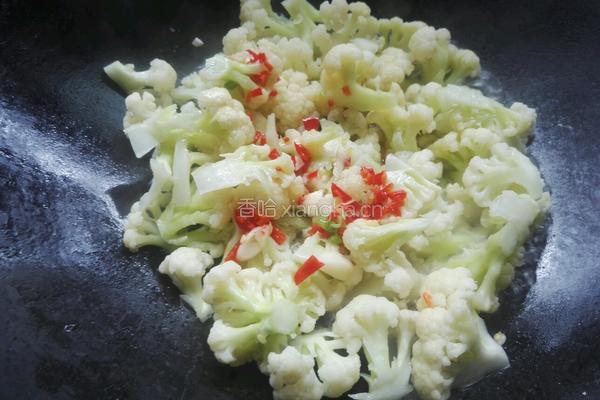 醋溜花菜的做法图解7