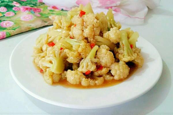 醋溜花菜的做法图解10