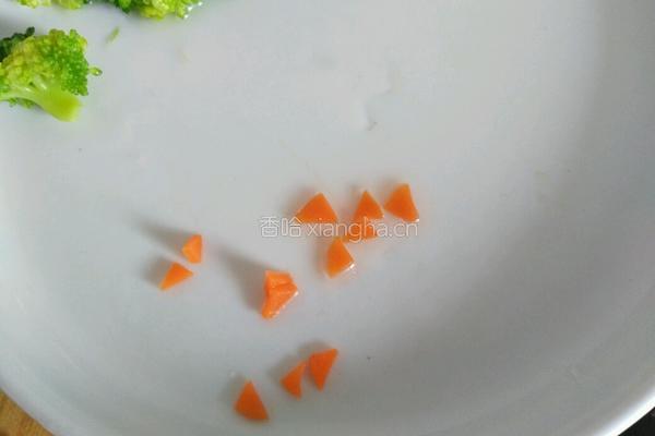 西兰花白米圣诞树的做法图解10