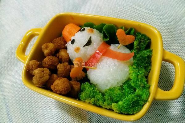  萌哒哒小雪人的做法图解14