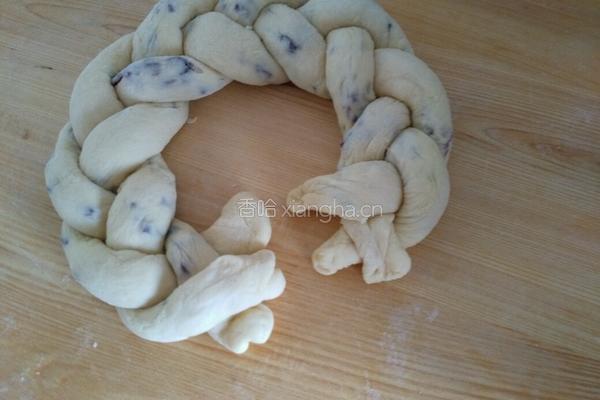 圣诞花环面包的做法图解16