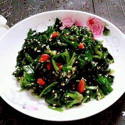 芝麻菠菜的做法[图]