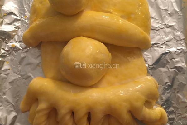 圣诞老人面包的做法图解16