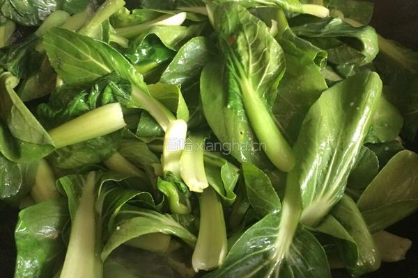 猪油炒青菜的做法图解3