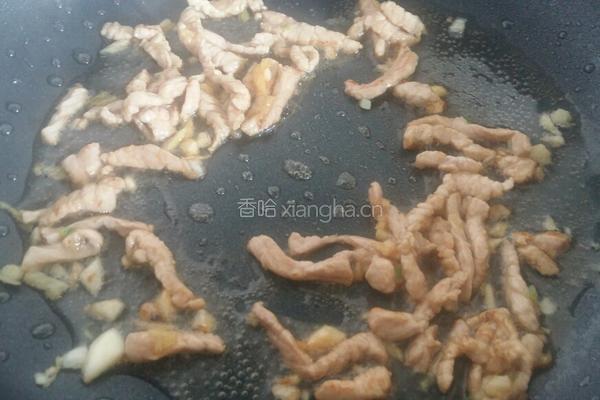 芹菜香干炒肉丝的做法图解6