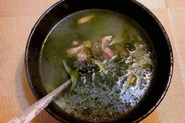 紫菜瘦肉汤