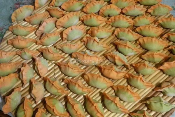 自制蔬菜水饺的做法图解4