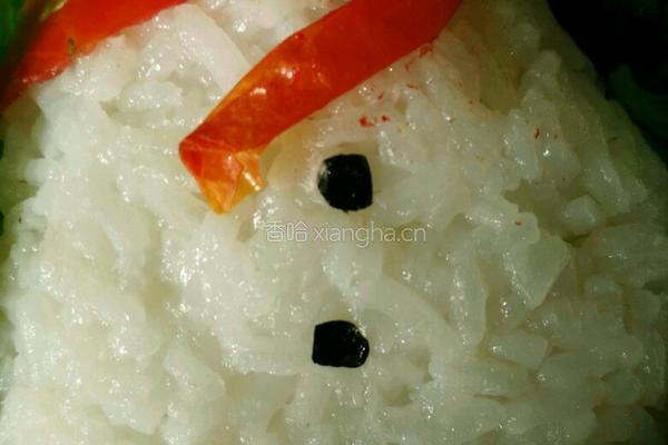 雪人饭团的做法图解8