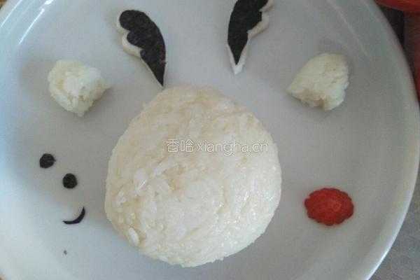 鸡腿驯鹿饭团的做法图解13