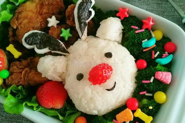 鸡腿驯鹿饭团的做法图解17