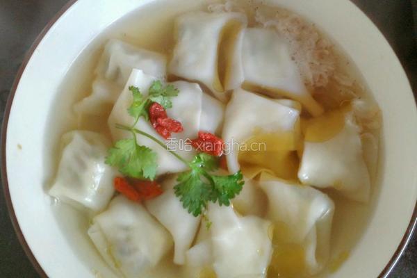 香菜猪肉馄饨的做法图解13
